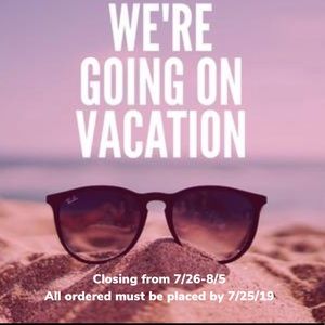 Closing for vacation